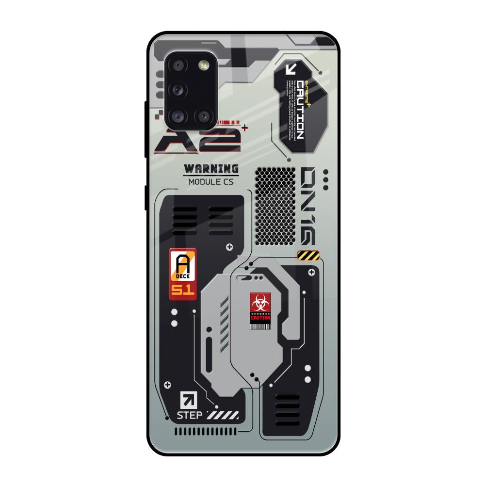 Techno Vibes Samsung Galaxy A31 Glass Back Cover Online
