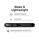 Black Aura Glass Case for OnePlus 12R 5G