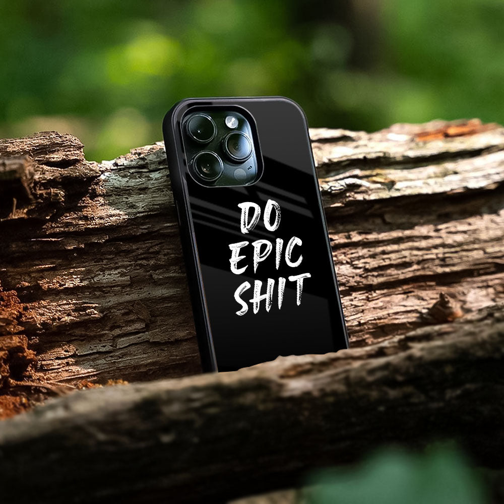 Motivational Quotes Glass Case