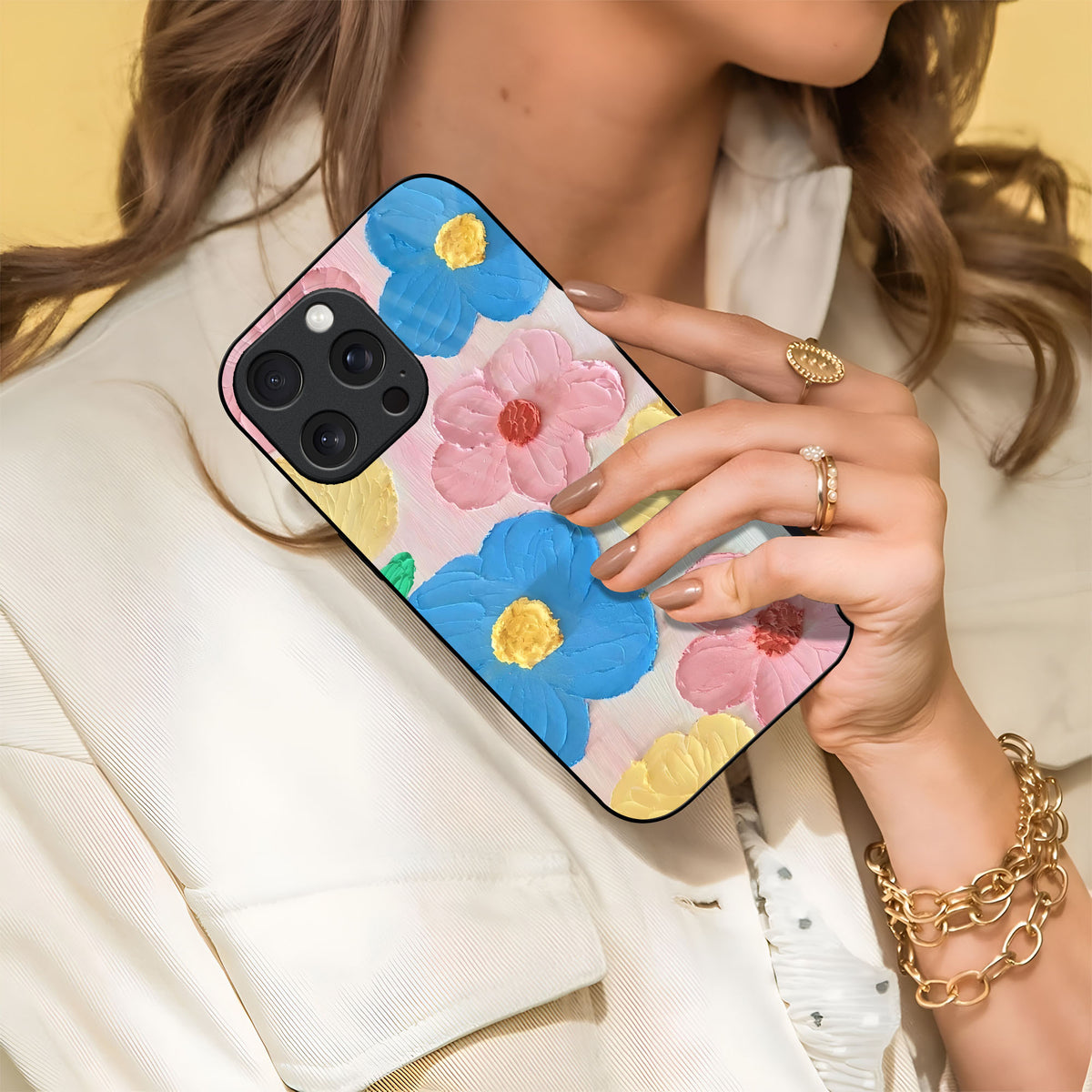 Chromatic Bouquet Glass Case