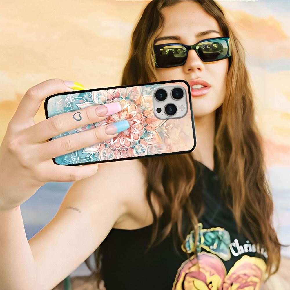 Mandala Mirage Glass Case