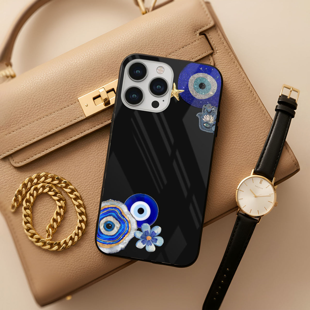 Evil Eye Glass Case