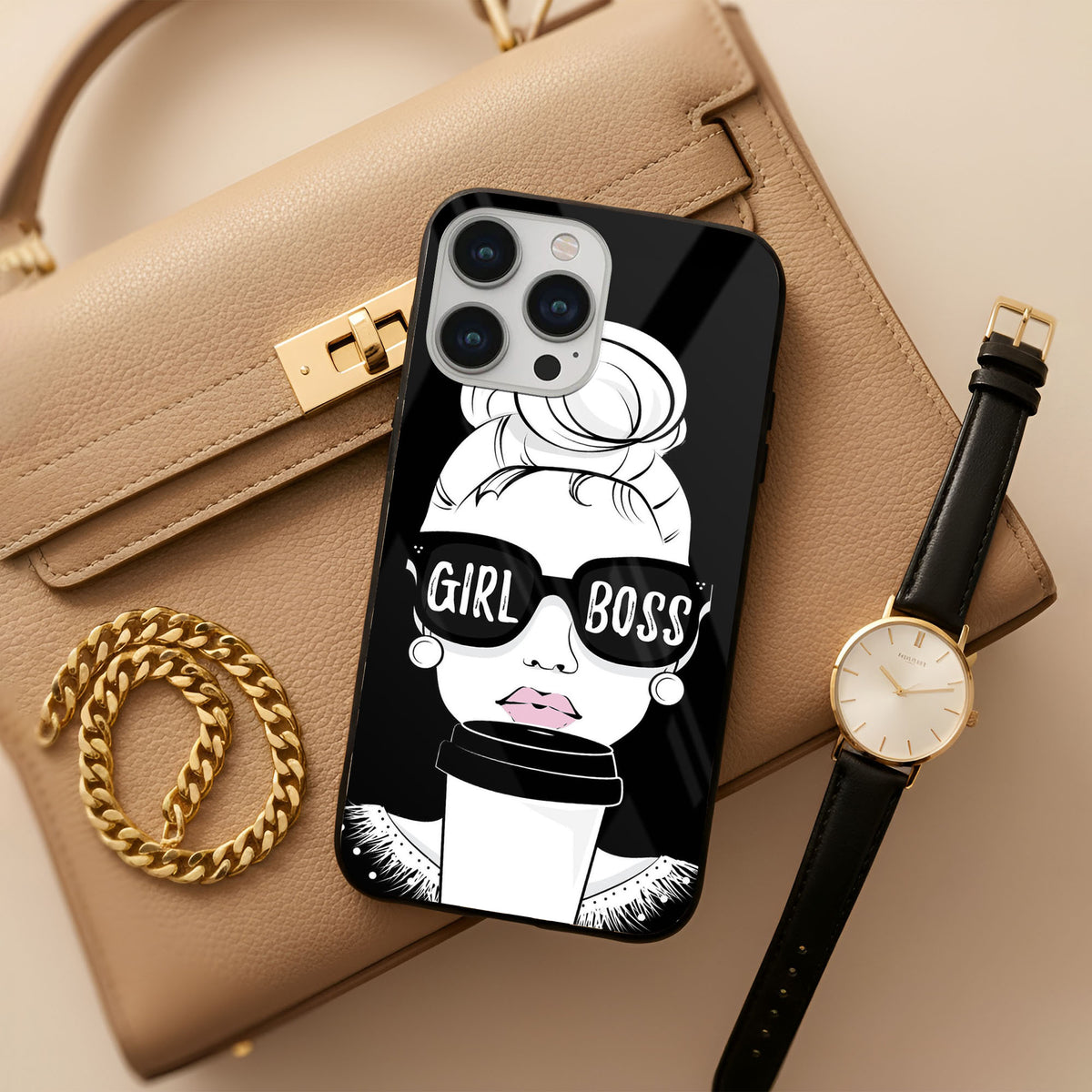 Girl Boss Glass Case