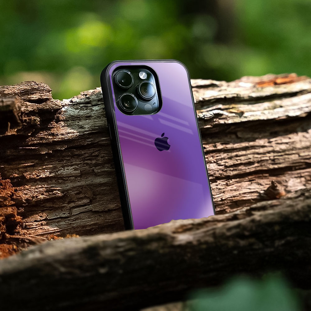 Ultraviolet Gradient Glass Case