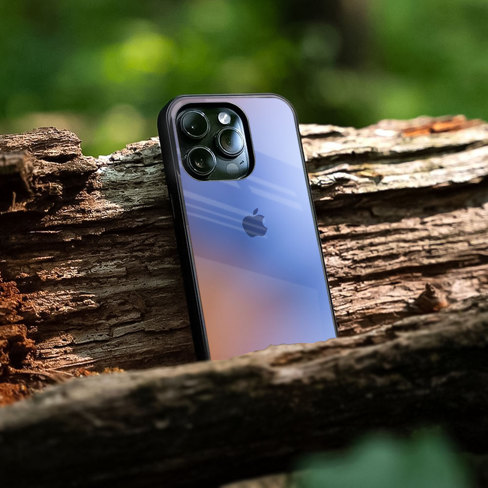 Blue Aura Glass Case
