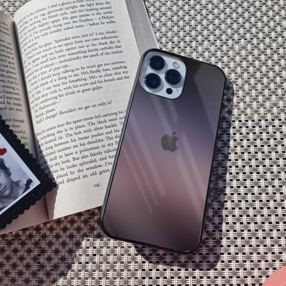 Grey Ombre Glass Case
