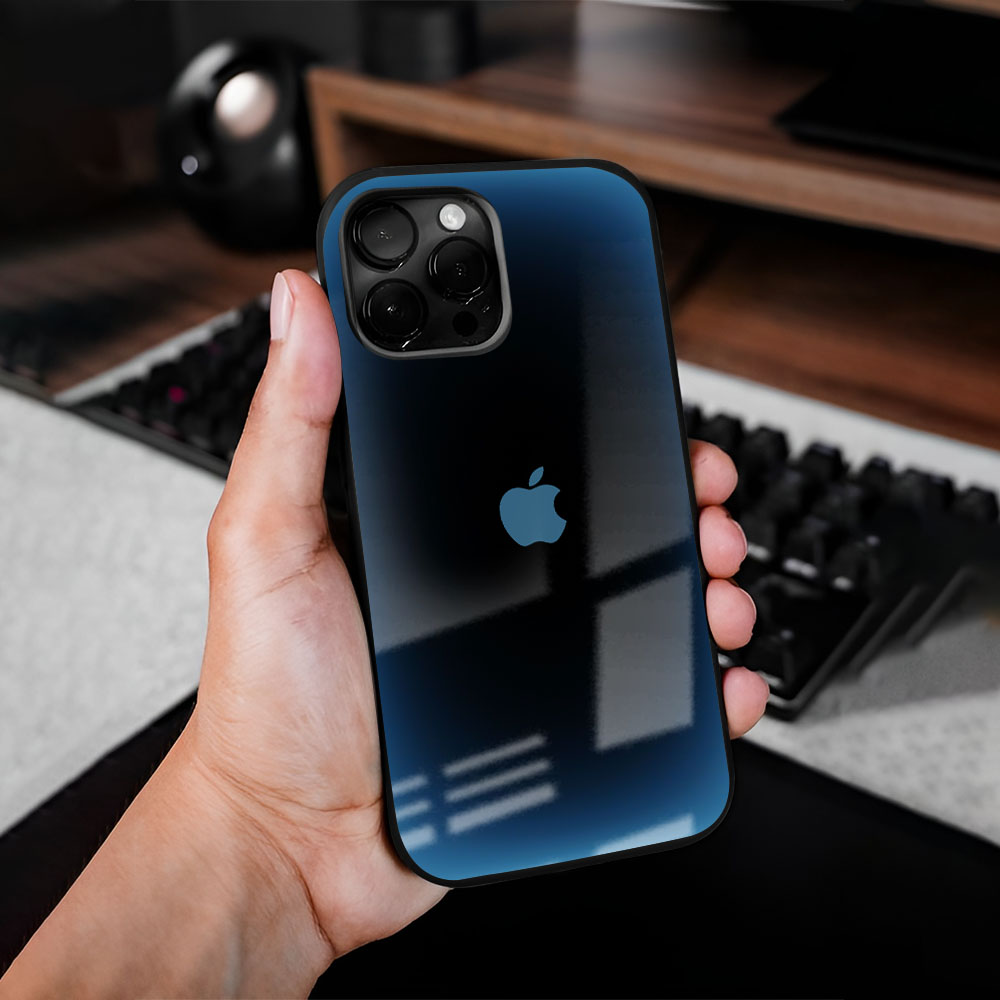 Blue Dynamic Glass Case