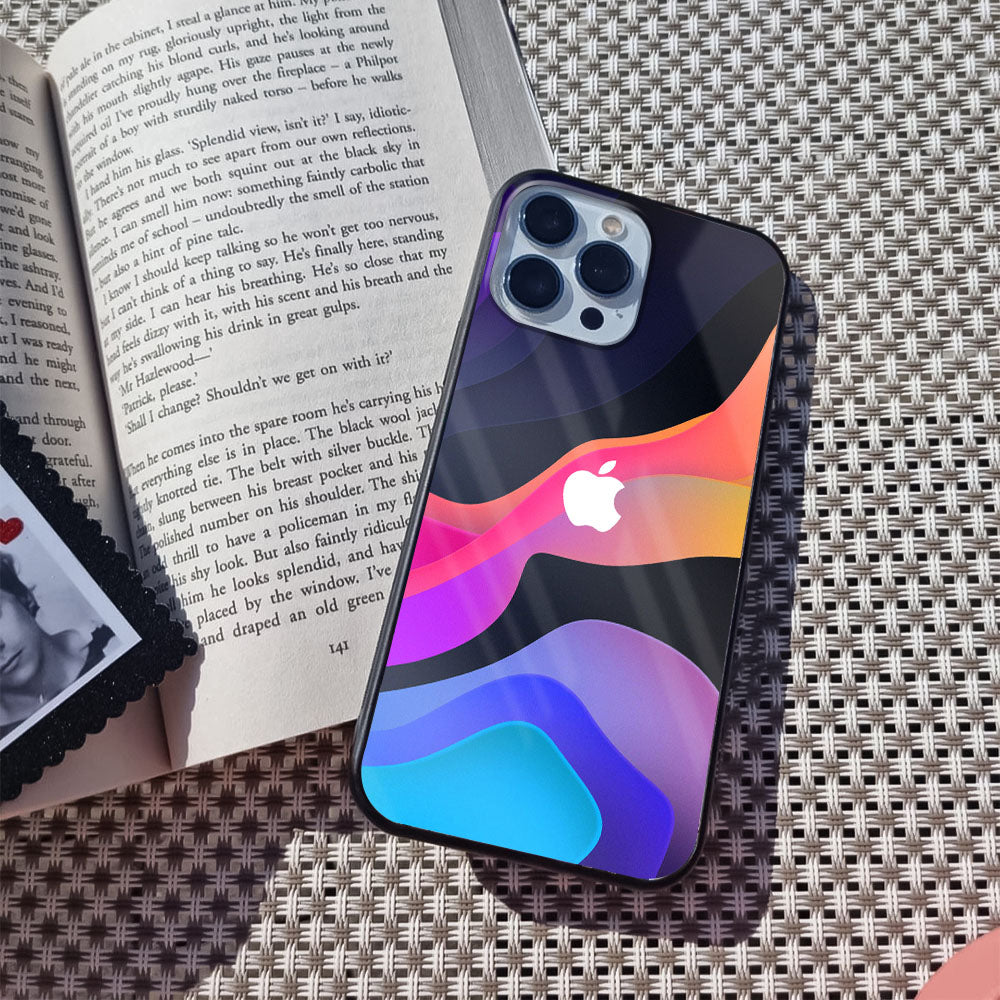 Colorful Fluid Glass Case