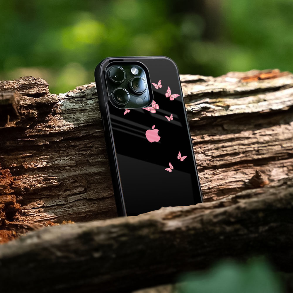 Fly Butterfly Glass Case