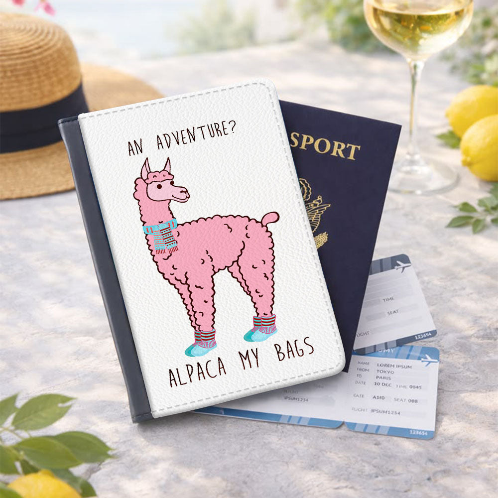 Alpaca My Bags Passport Cover