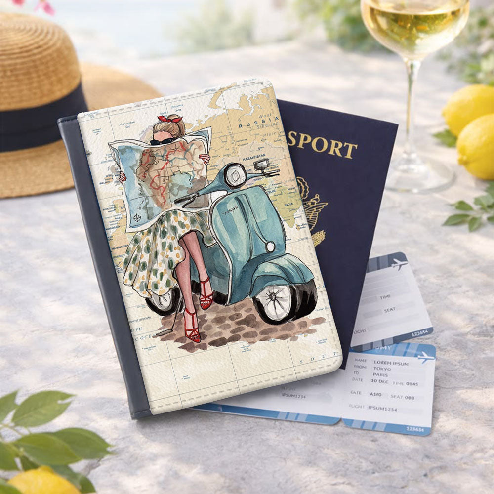 Travelling Beauty Passport Wallet