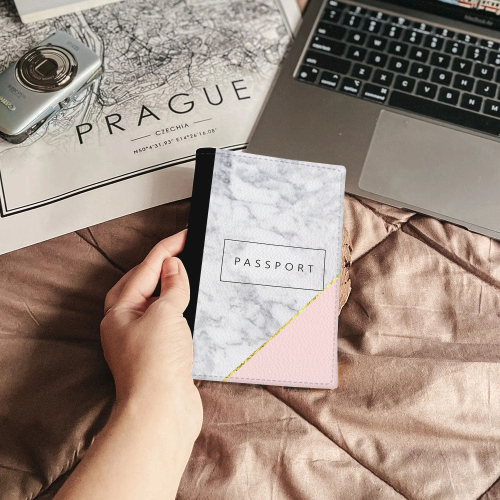 Marble Chic Passport Cover
