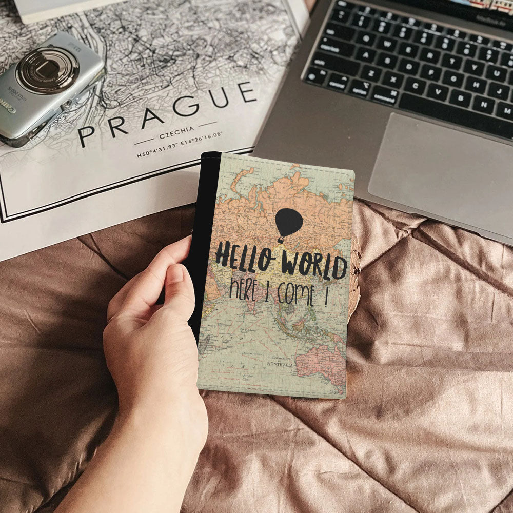 Hello World Passport Cover