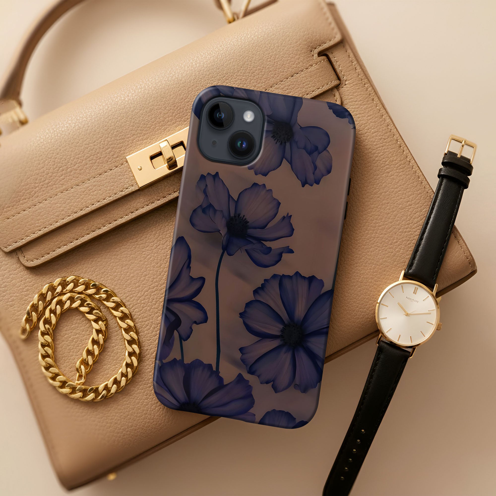 Blue Petal Haze Tough Case
