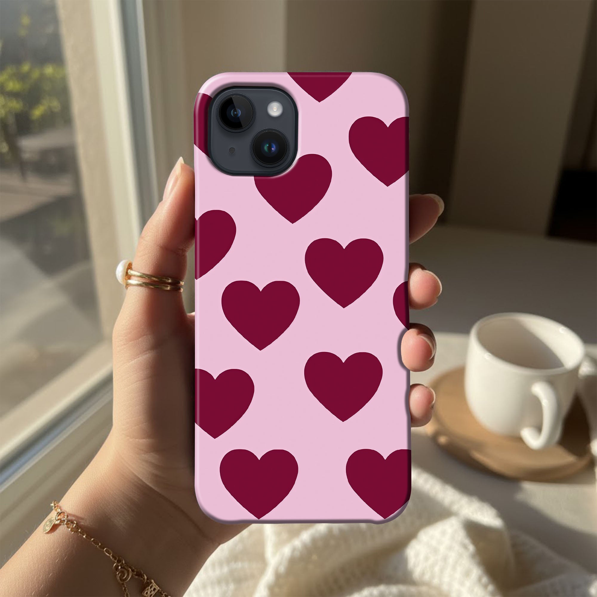 Bold Pink Hearts