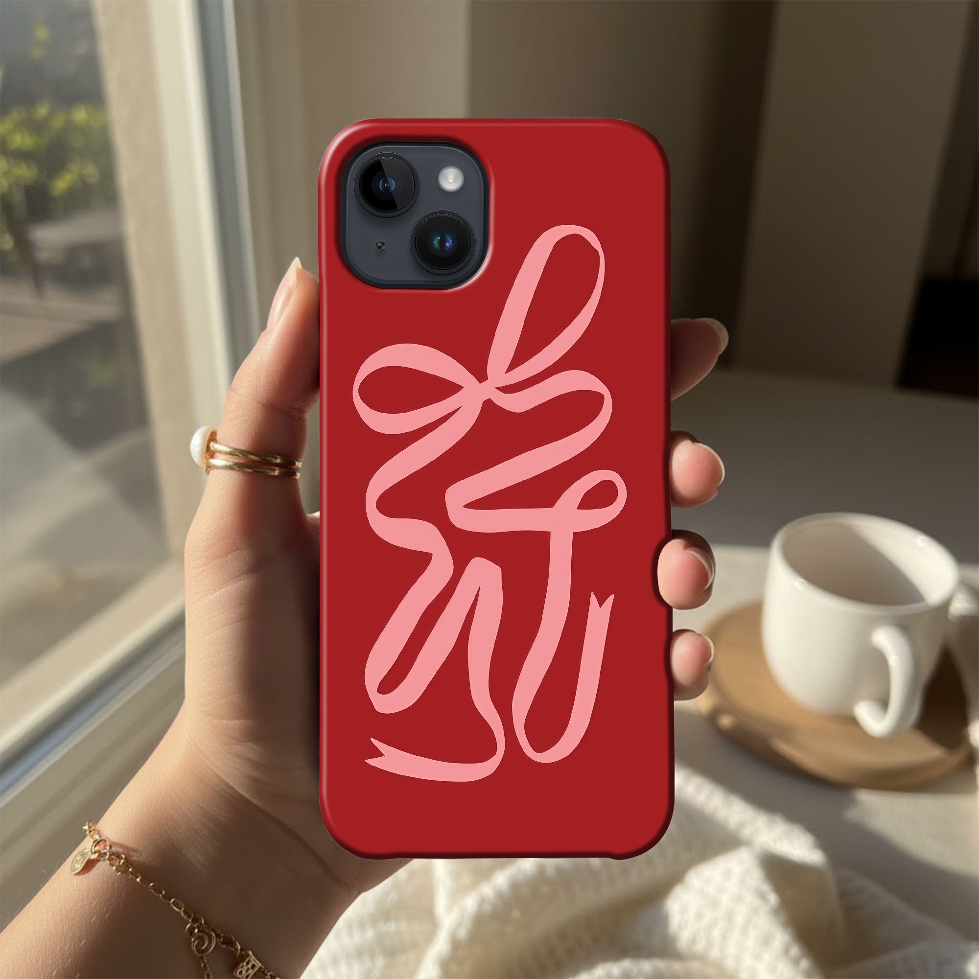 Pink Ribbon Red