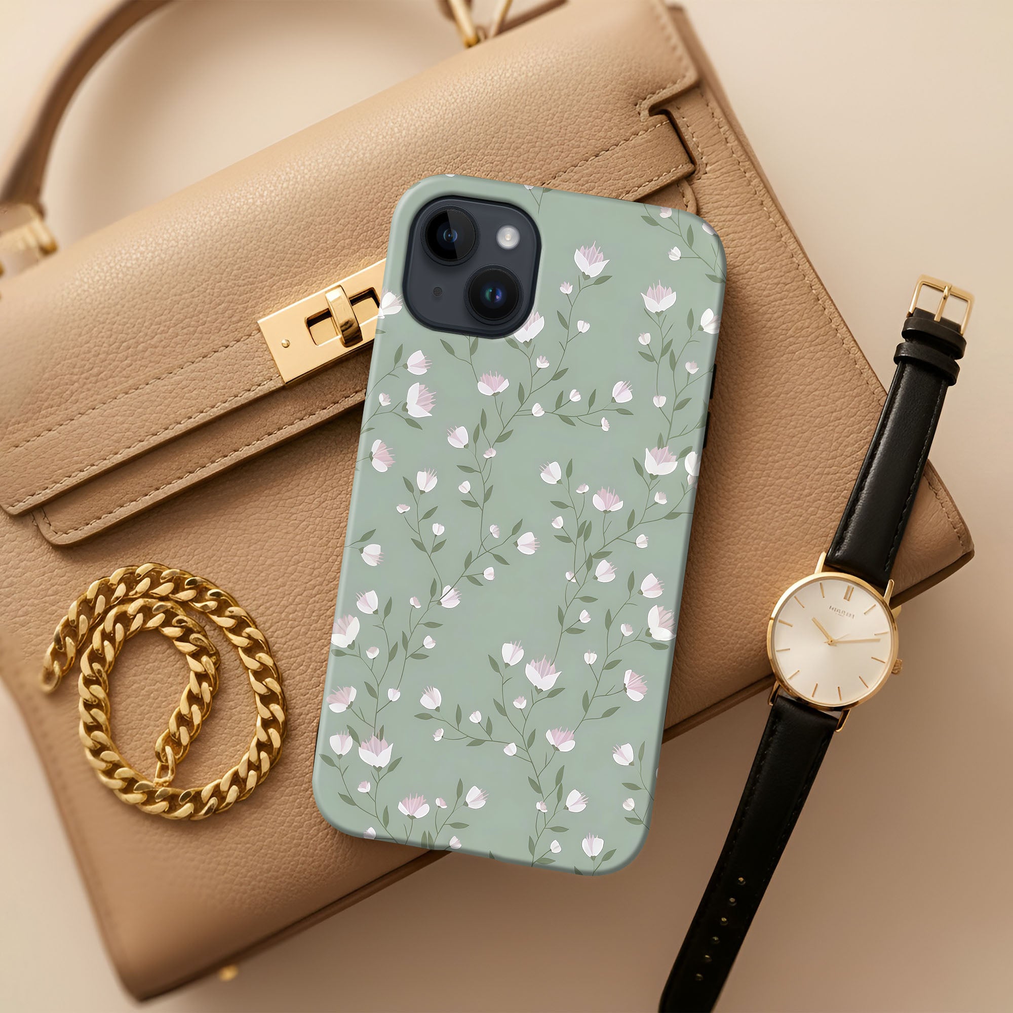 Mint Garden Tough Case