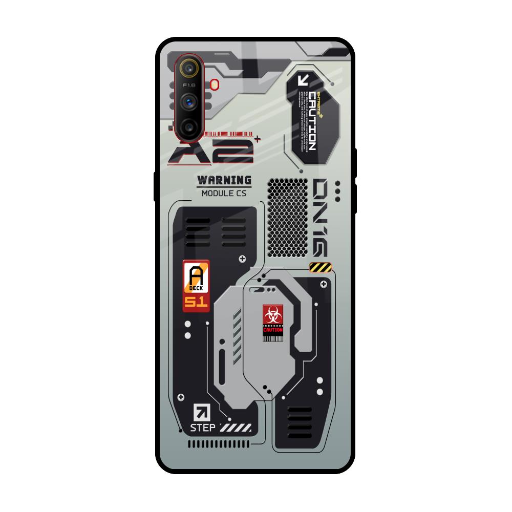Techno Vibes Realme C3 Glass Back Cover Online