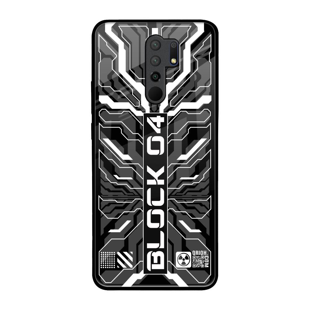 Monochrome Magic Redmi 9 prime Glass Back Cover Online