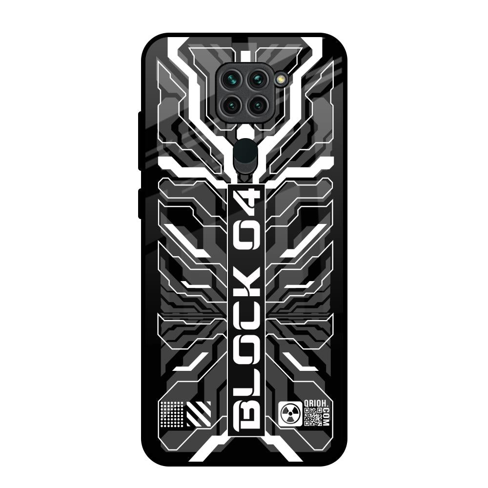 Monochrome Magic Redmi Note 9 Glass Back Cover Online