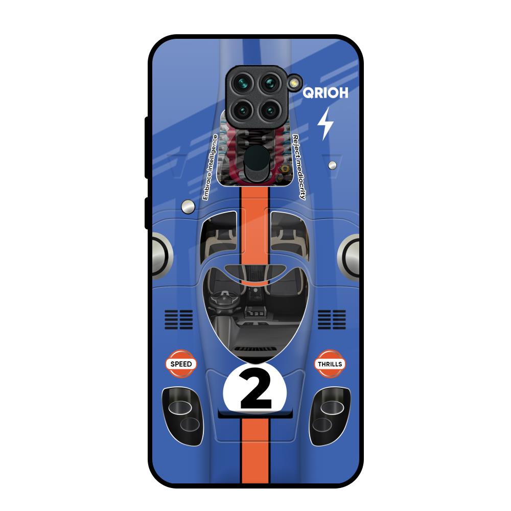 Car Adiction Redmi Note 9 Glass Back Cover Online