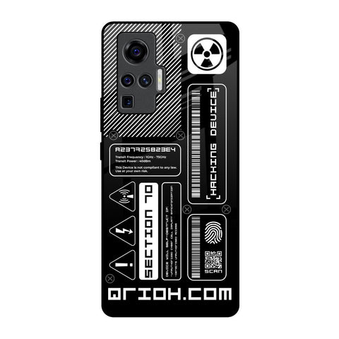 Futuristic Art Vivo X50 Pro Glass Back Cover Online