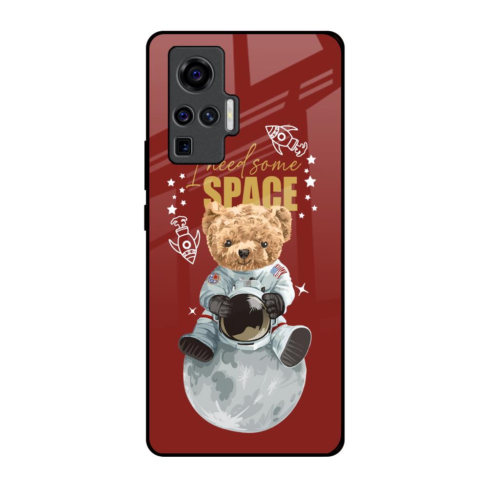 Astronaut Bear Vivo X50 Pro Glass Back Cover Online