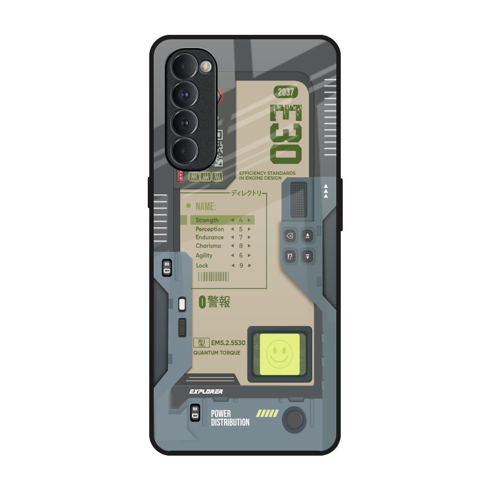 Art Station Oppo Reno4 Pro Glass Back Cover Online