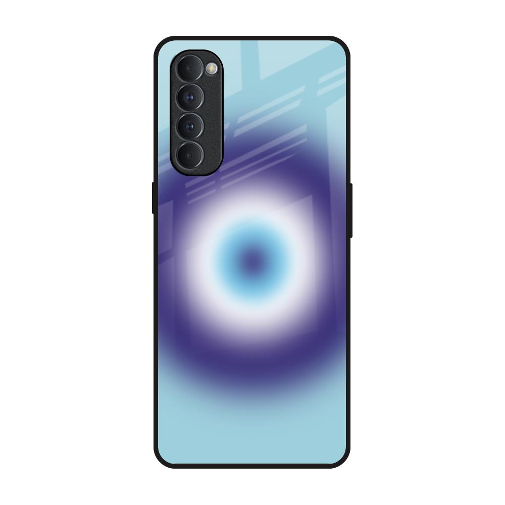 Evil Eye Art Oppo Reno4 Pro Glass Back Cover Online