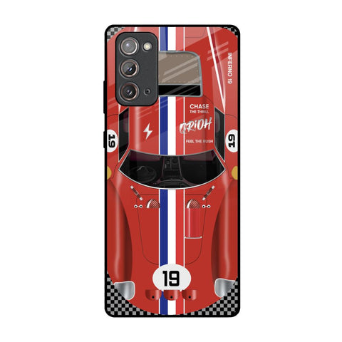 Racing Vintage Samsung Galaxy Note 20 Glass Back Cover Online