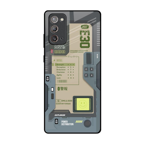 Art Station Samsung Galaxy Note 20 Glass Back Cover Online