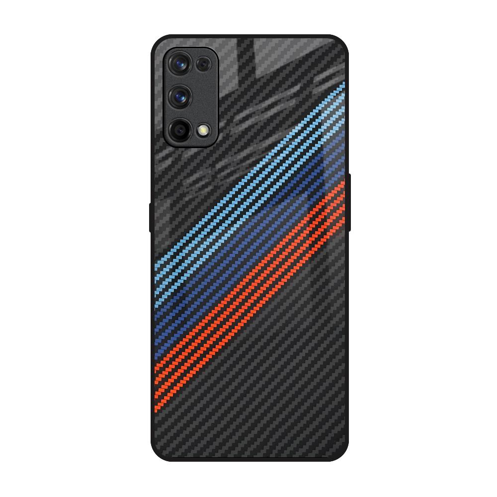 Carbon Inspired Realme 7 Pro Glass Back Cover Online