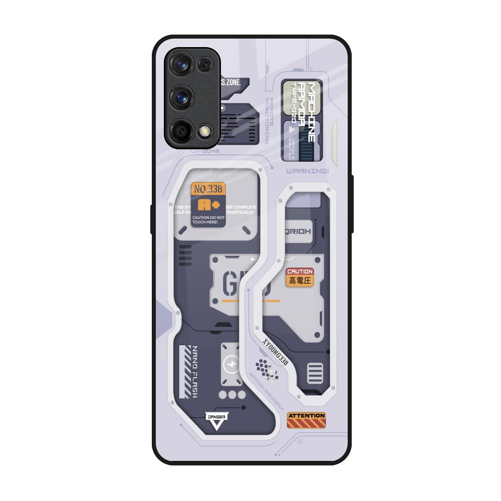 Tech Savvy Realme 7 Pro Glass Back Cover Online