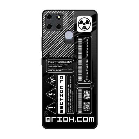 Futuristic Art Realme C12 Glass Back Cover Online