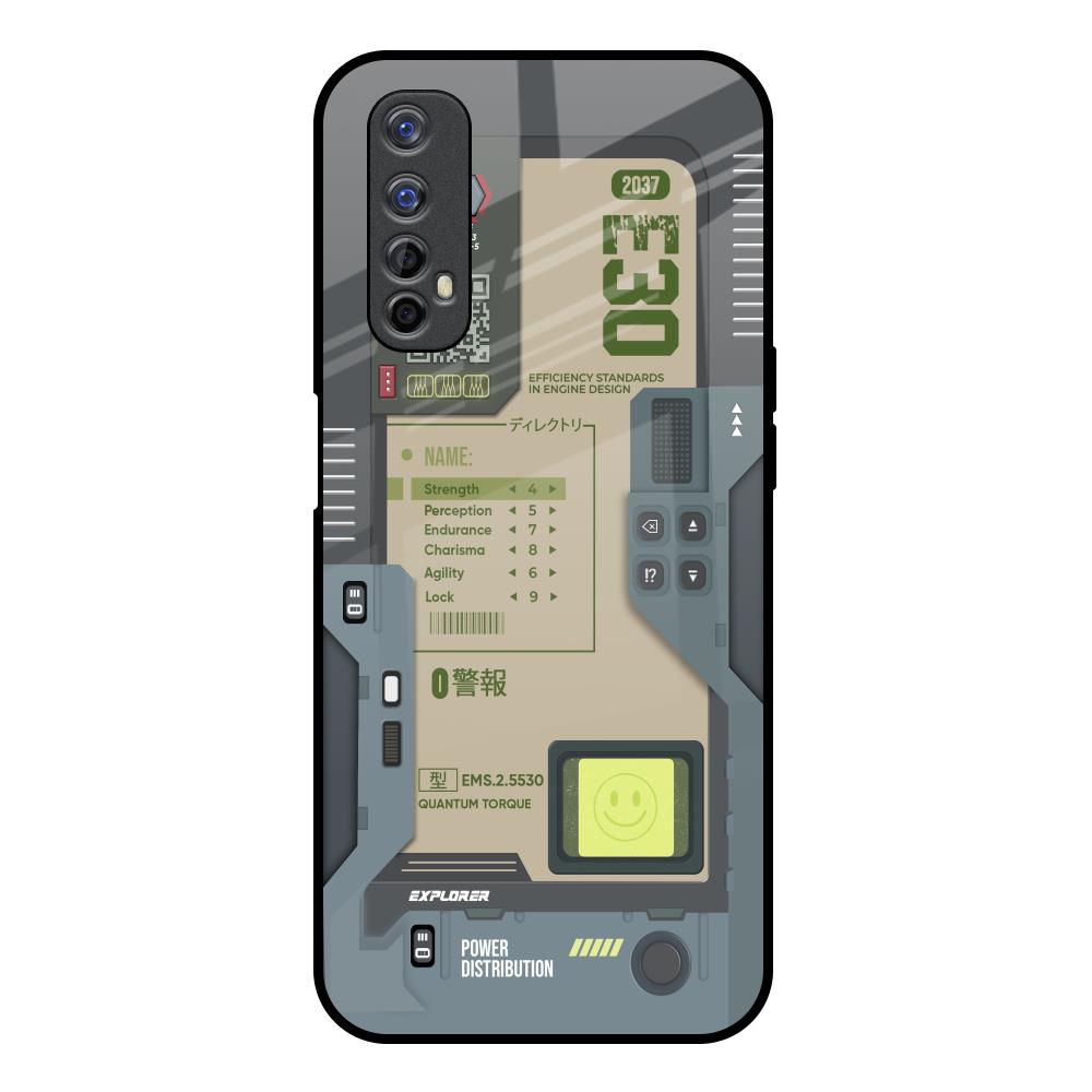 Art Station Realme 7 Glass Back Cover Online