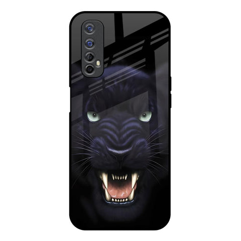 Angry Black Leopard Realme Narzo 20 Pro Glass Back Cover Online