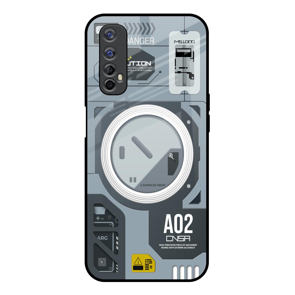 Modern Technology Glass Case for Realme Narzo 20 Pro