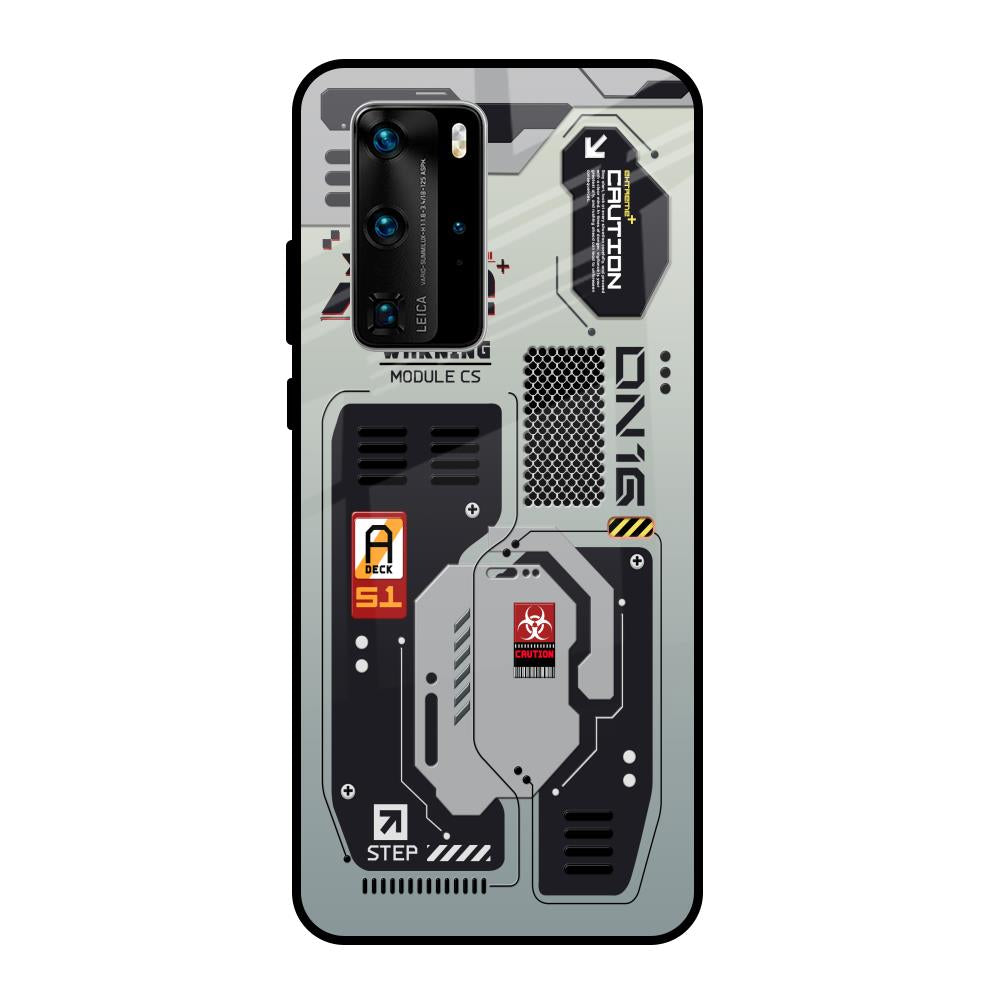 Techno Vibes Huawei P40 Pro Glass Back Cover Online