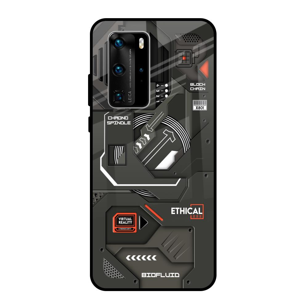 Tech Aesthetics Huawei P40 Pro Glass Back Cover Online