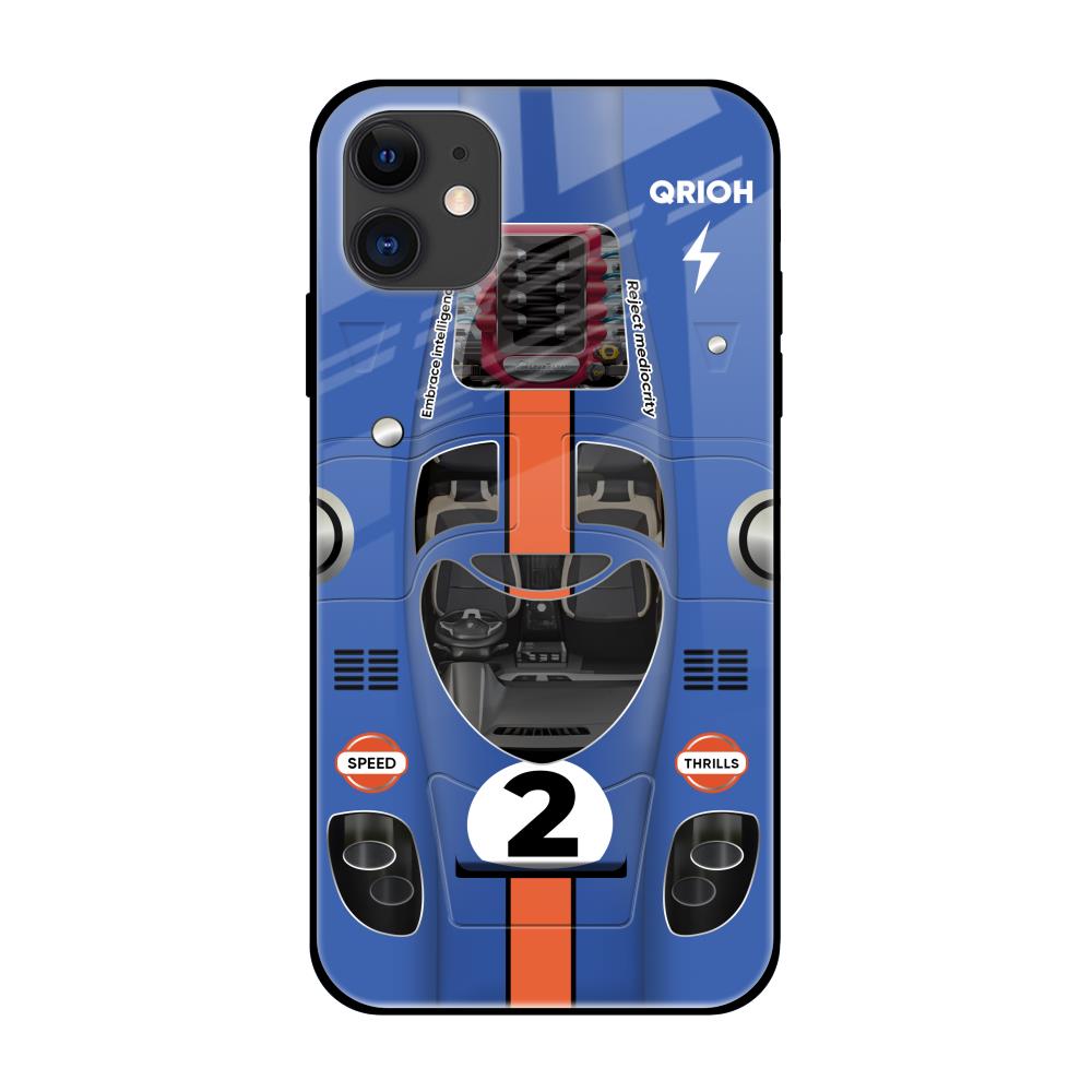 Car Adiction iPhone 12 Glass Back Cover Online