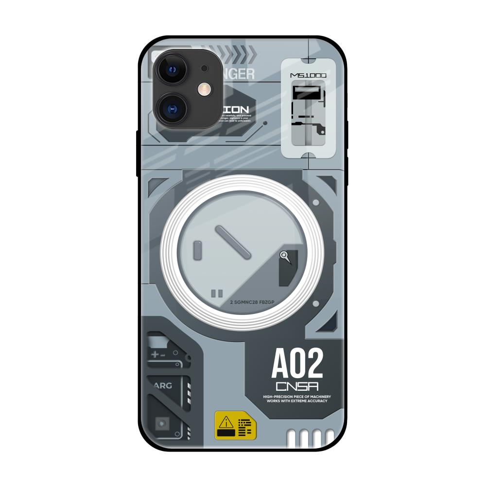 Modern Technology iPhone 12 Glass Back Cover Online