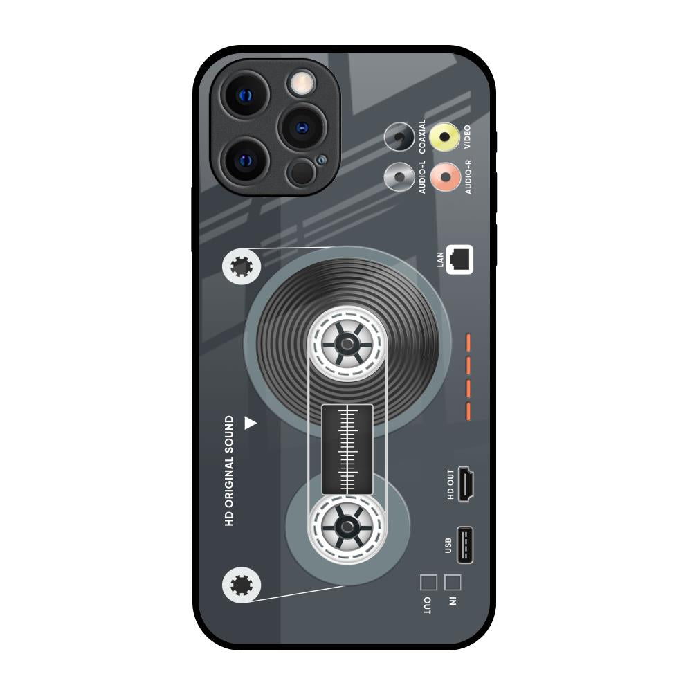 Retro Recorder iPhone 12 Pro Glass Back Cover Online