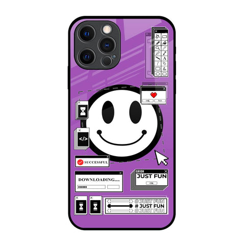 Code with Smile iPhone 12 Pro Glass Back Cover Online