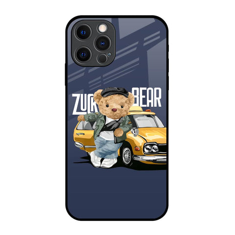 Adventurous Bear iPhone 12 Pro Glass Back Cover Online
