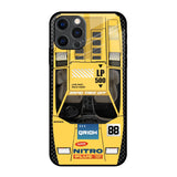 Yellow Racing Car iPhone 12 Pro Max Glass Back Cover Online