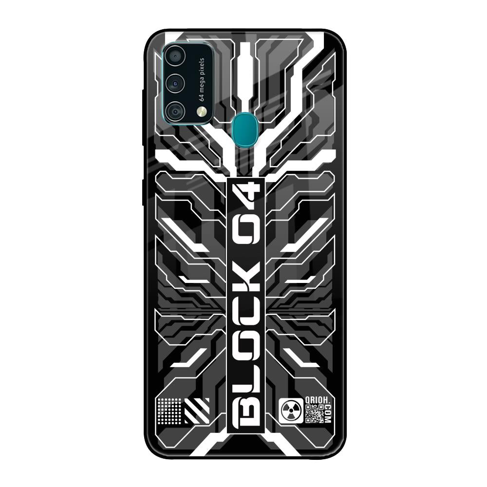 Monochrome Magic Samsung Galaxy F41 Glass Back Cover Online