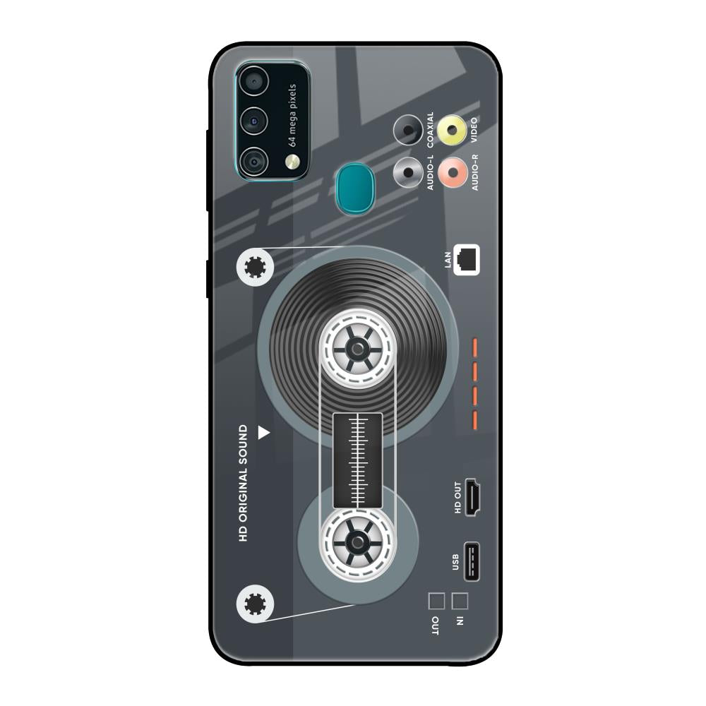 Retro Recorder Samsung Galaxy F41 Glass Back Cover Online