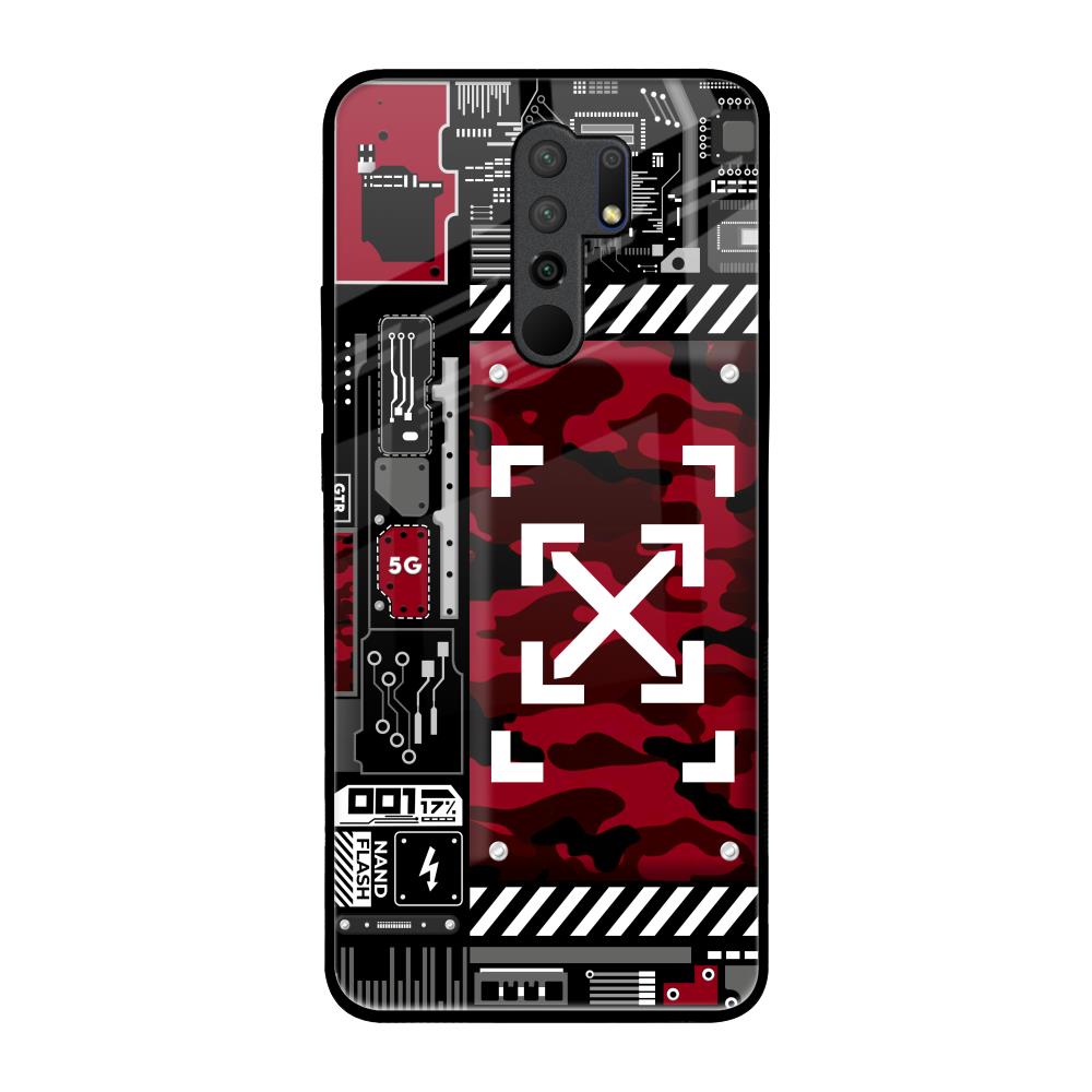 Technology Art Poco M2 Glass Back Cover Online