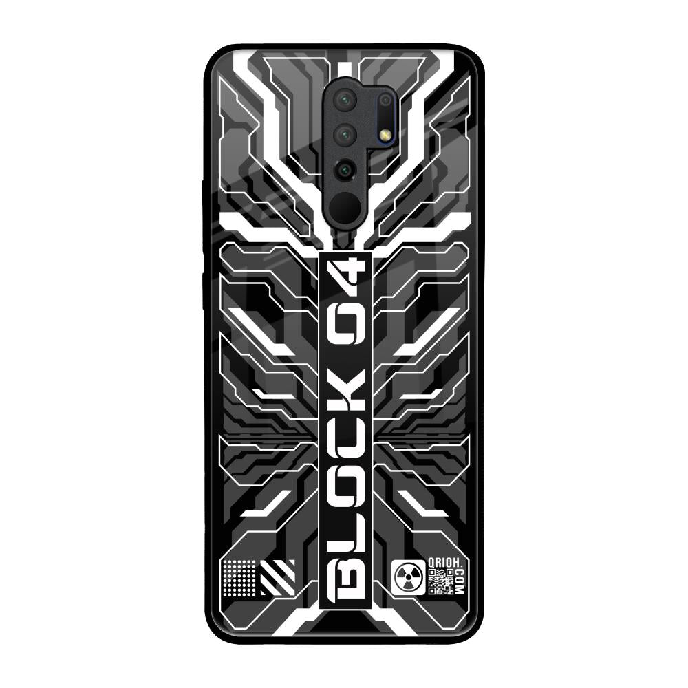 Monochrome Magic Poco M2 Glass Back Cover Online