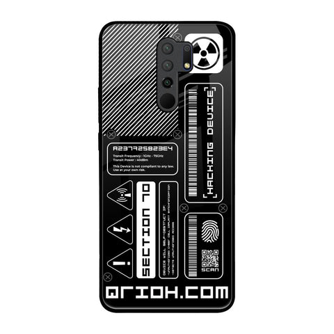 Futuristic Art Poco M2 Glass Back Cover Online